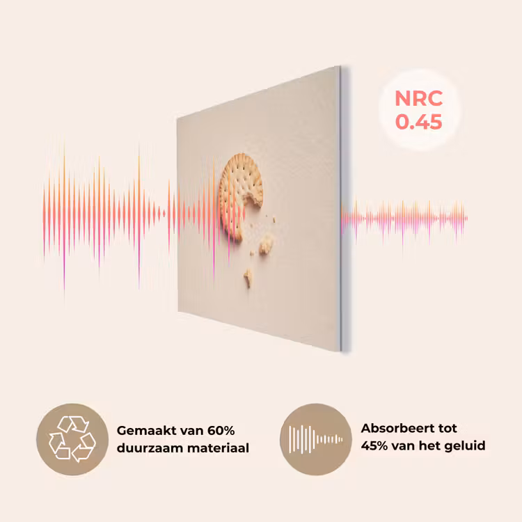 Koekje - Kruimels - beige PET vilt klein -USP_NL