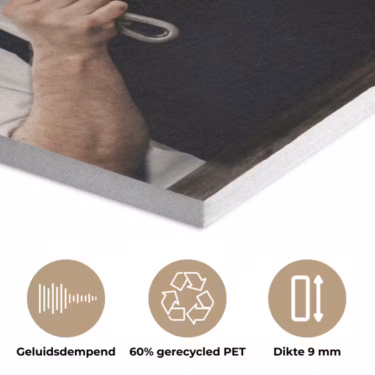 Koks - Koekenpannen - Keuken PET vilt klein -closeup_NL