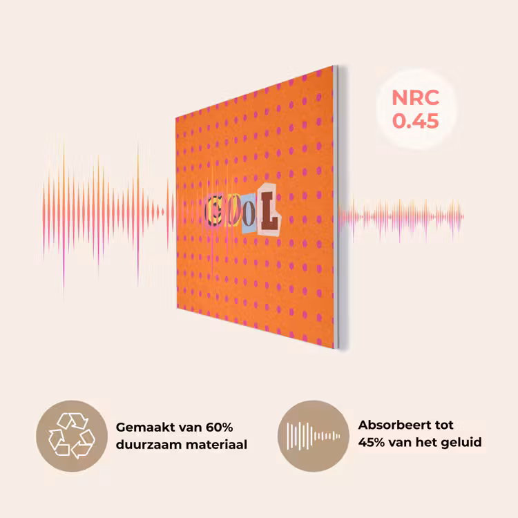 Cool - Stippen - Oranje PET vilt klein -USP_NL