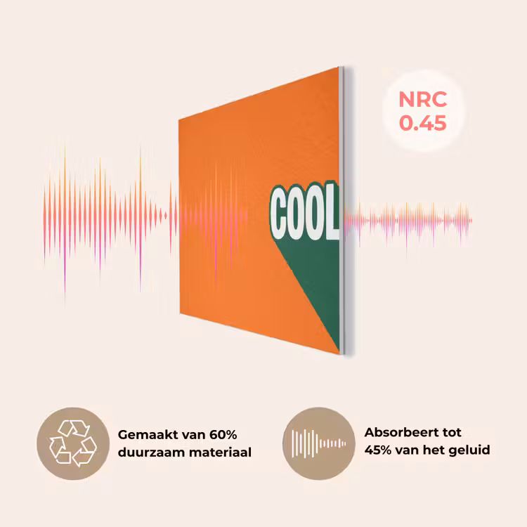Cool - Oranje - Groen PET vilt klein -USP_NL