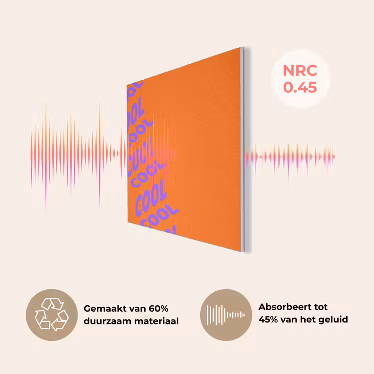 Cool - Paars - Oranje PET vilt klein -USP_NL