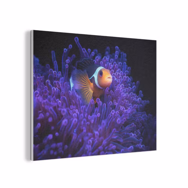 Koraal - Vis - Oranje - Zee PET vilt klein -3d