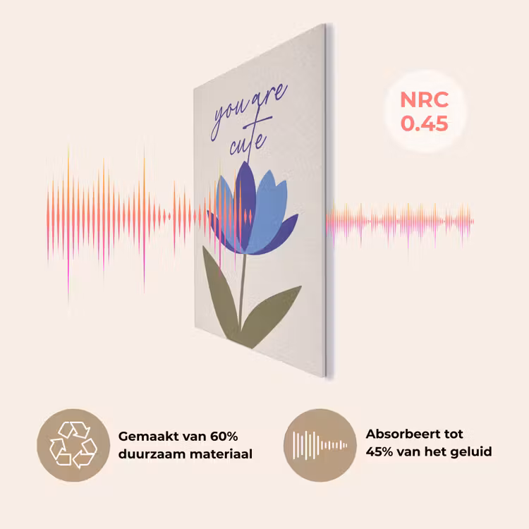 Korenbloem - Valentijn - Bloem - Blauw PET vilt klein -USP_NL