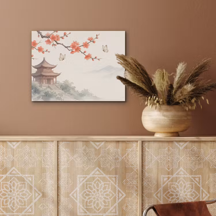 Kraanvogel - Azië - Klassiek PET vilt klein -sfeer4