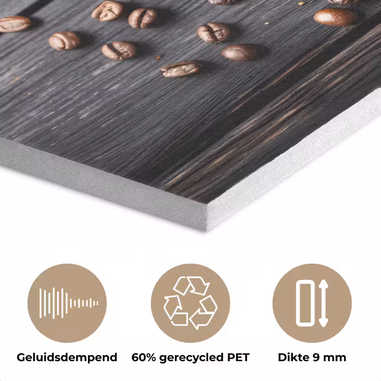 Kop - Koffie - Hout - Bonen PET vilt klein -closeup_NL
