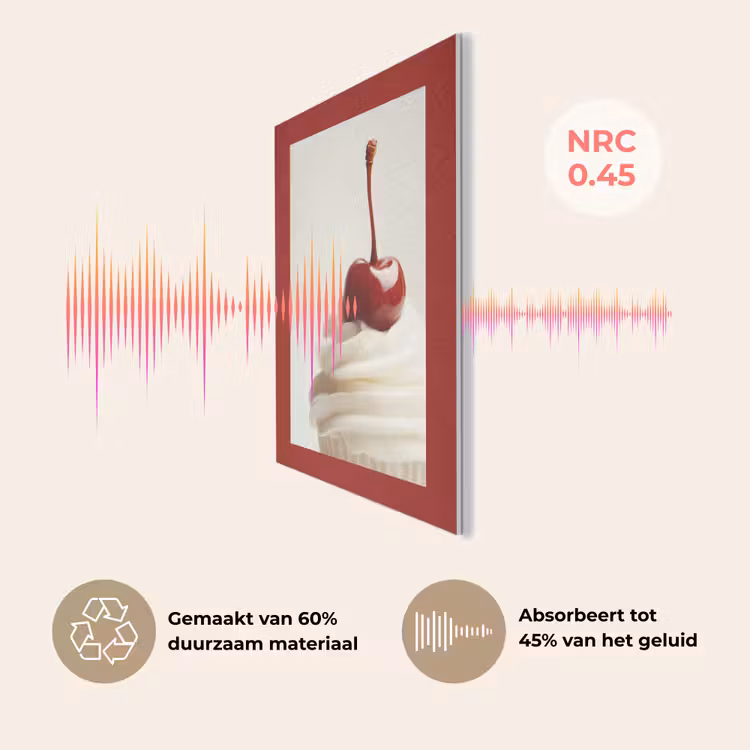 Cupcake - Kers - Rood PET vilt klein -USP_NL
