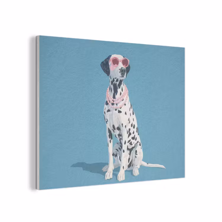 Dalmatiër - Zonnebril - Blauw PET vilt klein -3d