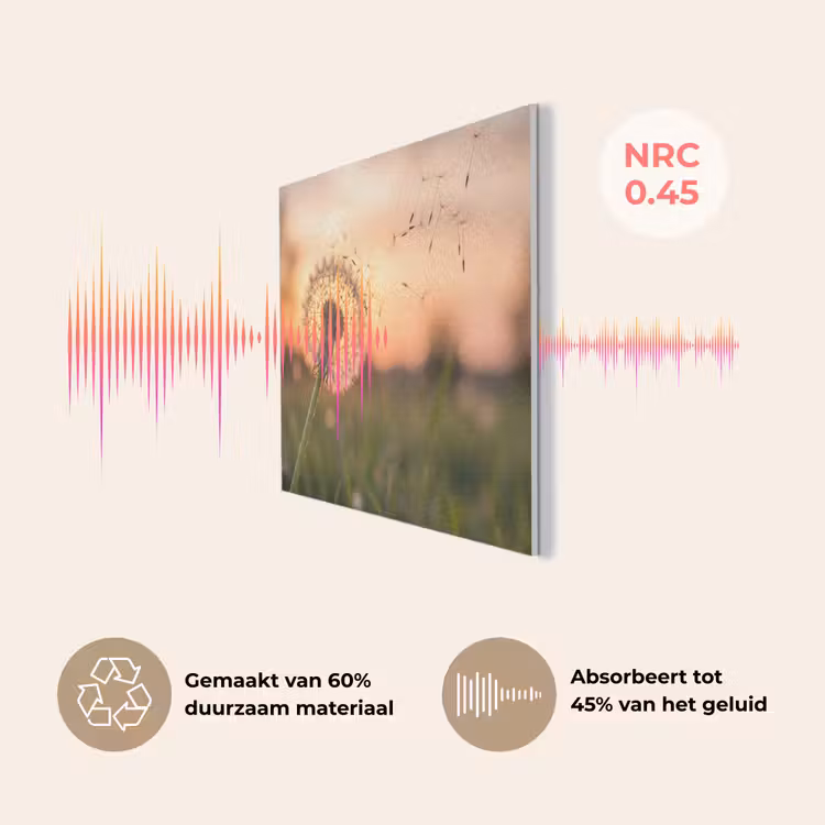 Paardenbloem - Zonsondergang - Veld PET vilt klein -USP_NL