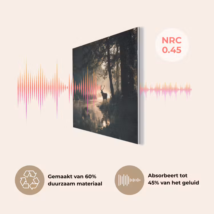 Hert - Bosbeek - Mystiek PET vilt klein -USP_NL