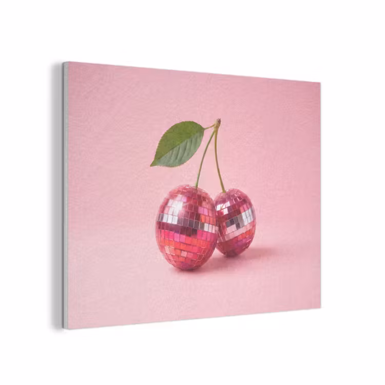 Disco - Kersen - Roze PET vilt klein -3d