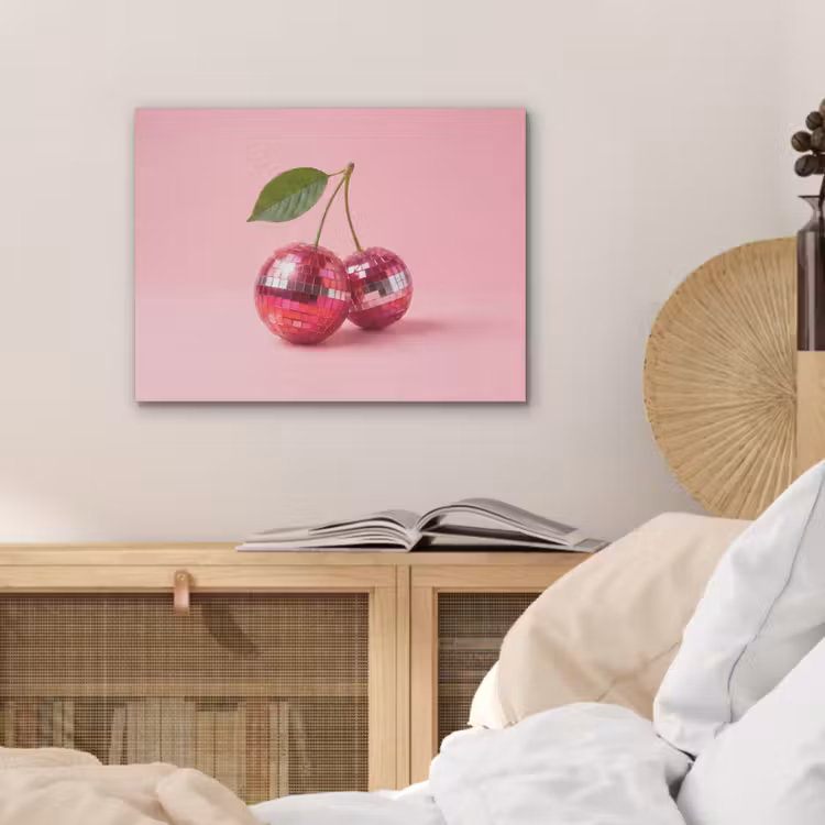 Disco - Kersen - Roze PET vilt klein -sfeer3