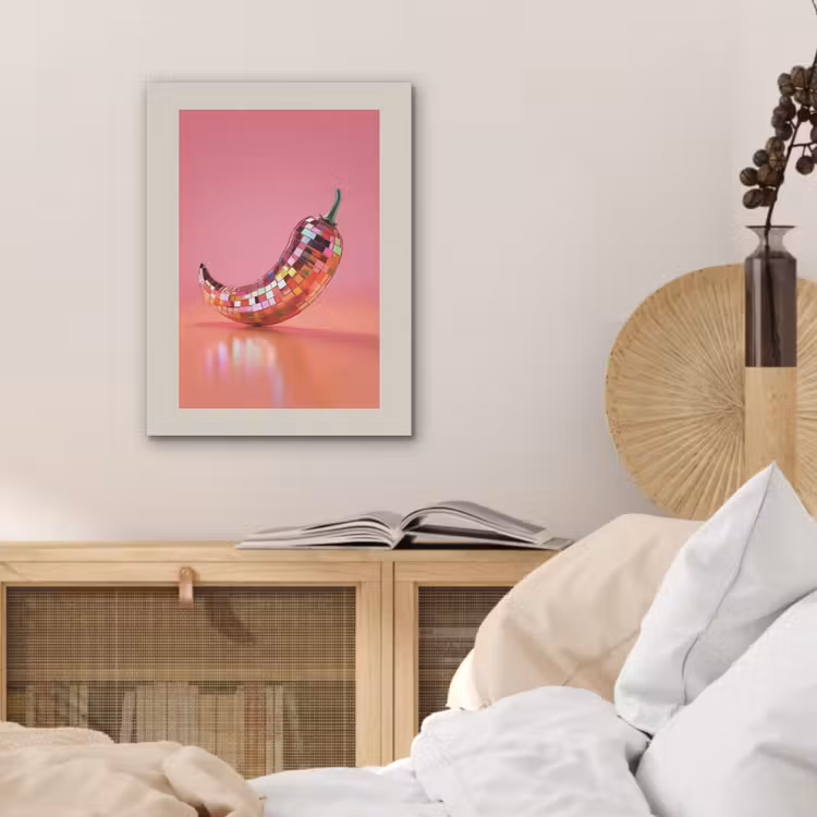 Disco - Peper - Roze PET vilt klein -sfeer3