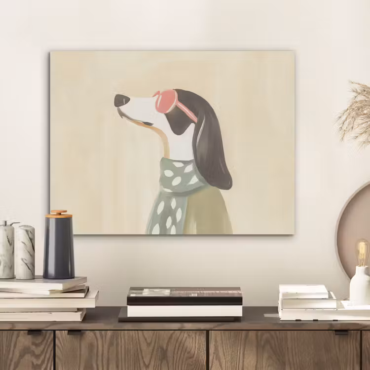 Hond - Zonnebril - Sjaal PET vilt klein -sfeer1
