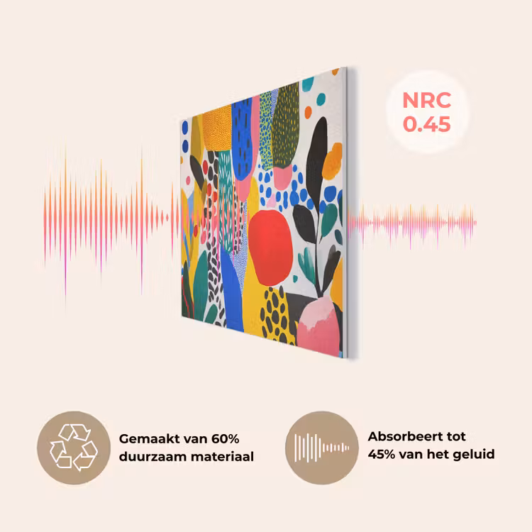 Stippen - Vormen - Modern - Kleuren PET vilt klein -USP_NL