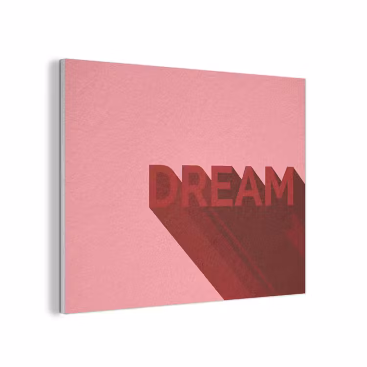 Dream - 3D - Rood - Roze PET vilt klein -3d