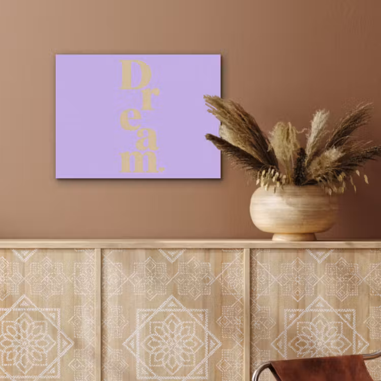 Dream - Paars - Typografisch PET vilt klein -sfeer4