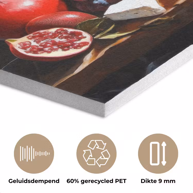 Borrelplank - Stilleven - Vintage PET vilt klein -closeup_NL