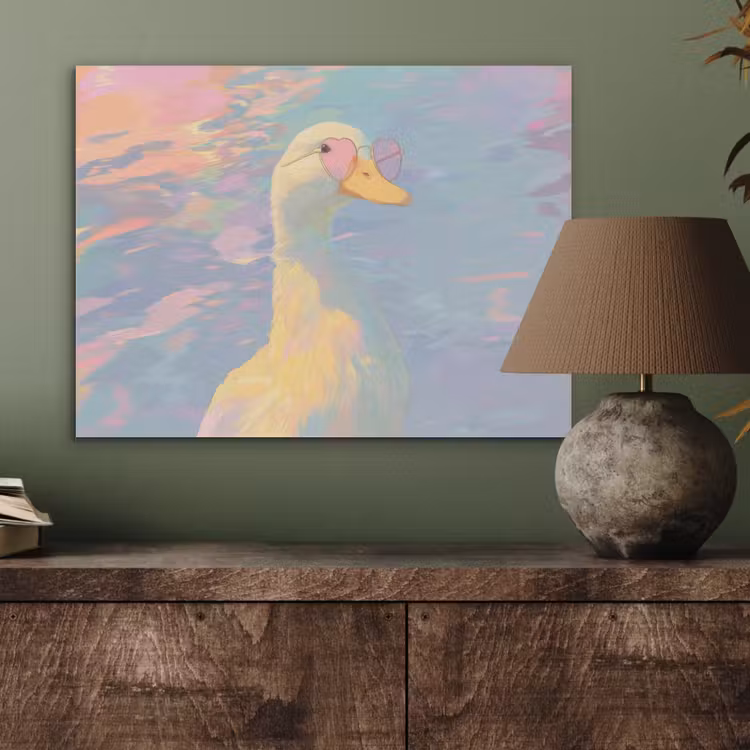 Eend - Zonnebril - Water PET vilt klein -sfeer2