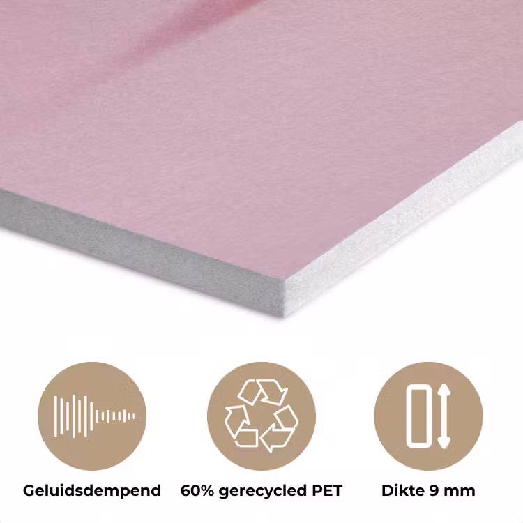 Eendjes - Vrolijk - Roze PET vilt klein -closeup_NL