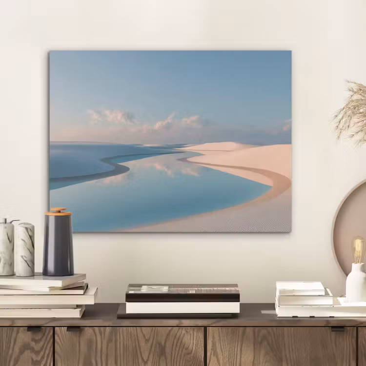 Duinen - Waterplas - Oneindige rust PET vilt klein -sfeer1