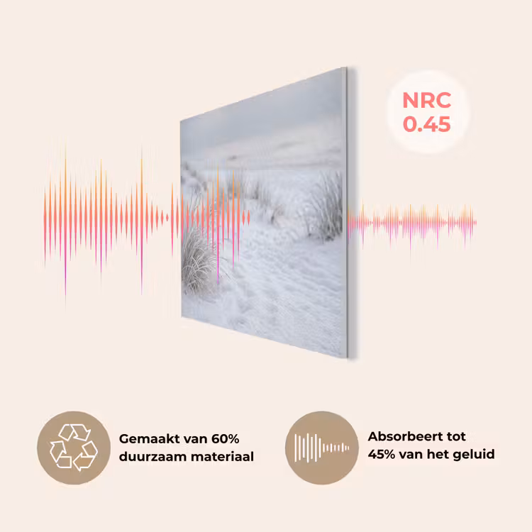 Duinen - Sneeuw - Strand - Winter - Serene PET vilt klein -USP_NL