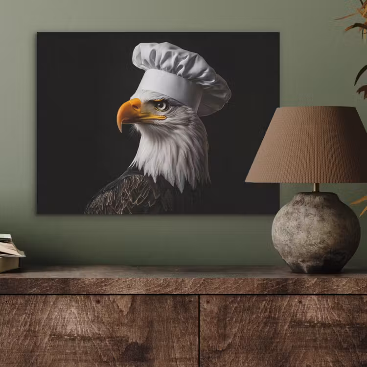 Arend -Amerika - Koksmuts - Vogel - Stoer PET vilt klein -sfeer2