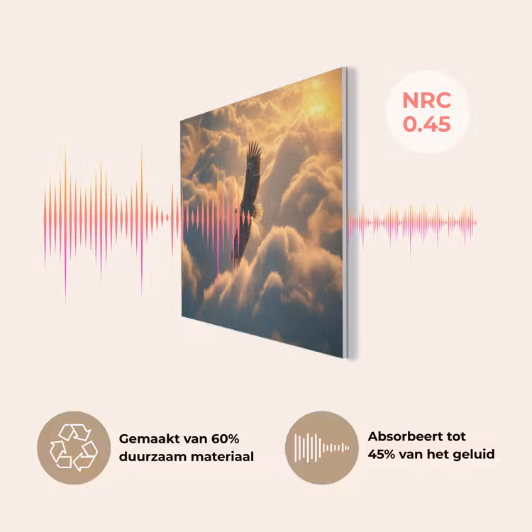 Adelaar - Wolken - Zon PET vilt klein -USP_NL