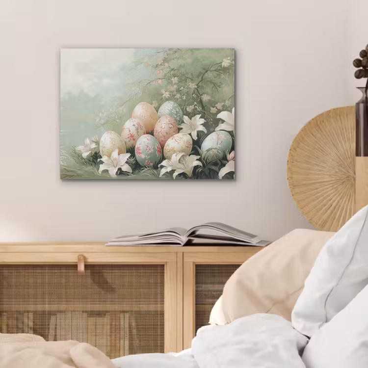 Paaseieren - Pasteltinten - Bloemen PET vilt klein -sfeer3