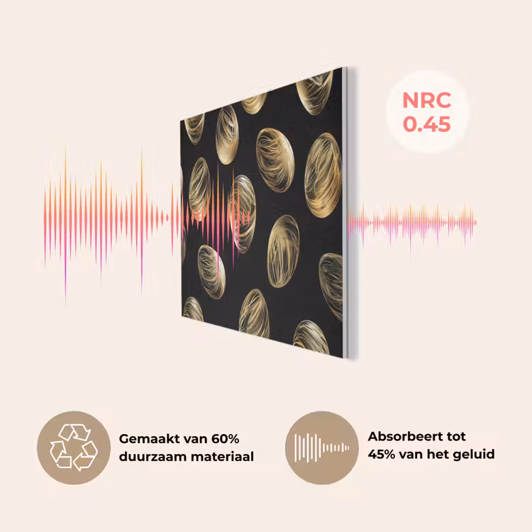 Eieren - Goud - Patroon PET vilt klein -USP_NL