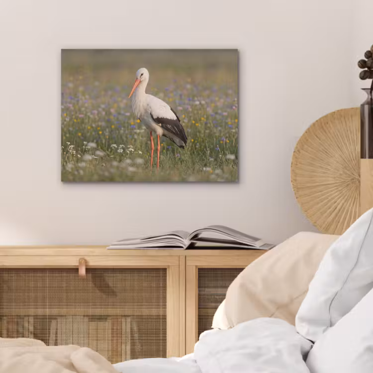 Ooienvaar - Bloemen - Weide - Kleurrijk PET vilt klein -sfeer3