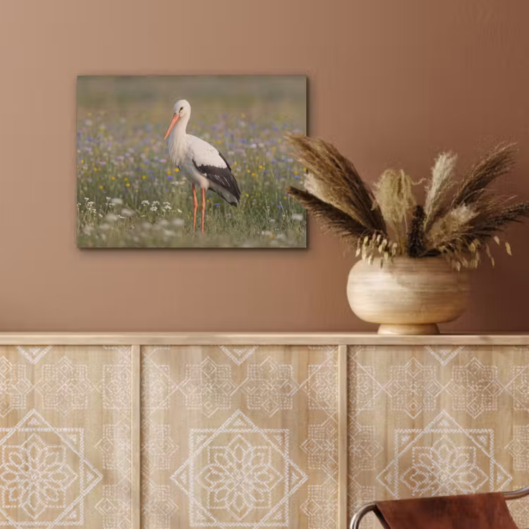 Ooienvaar - Bloemen - Weide - Kleurrijk PET vilt klein -sfeer4