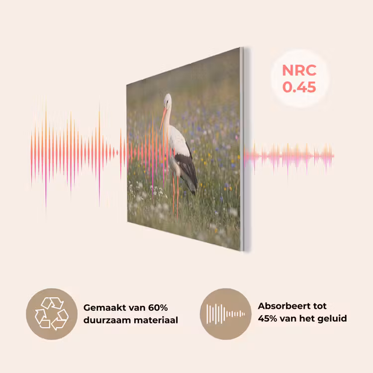 Ooienvaar - Bloemen - Weide - Kleurrijk PET vilt klein -USP_NL