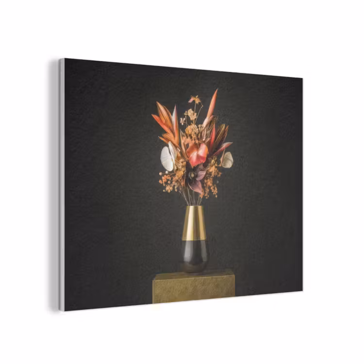Exotisch - Boeket - Vaas - Goud PET vilt klein -3d