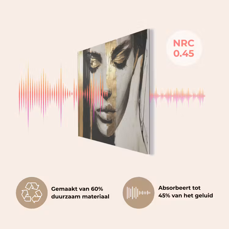Ogen - Gezicht - Goud - Strepen PET vilt klein -USP_NL