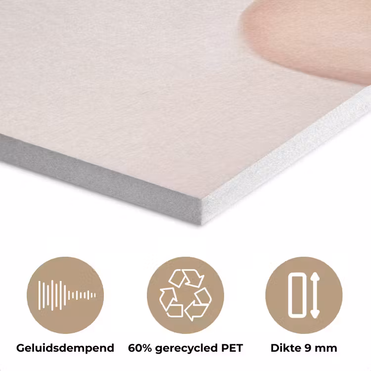 Gezicht - Pioenrozen - Crème PET vilt klein -closeup_NL