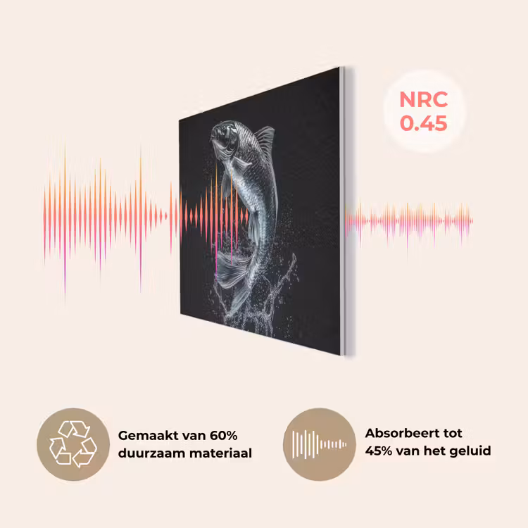 Vis - Koi - Zwart - Water PET vilt klein -USP_NL