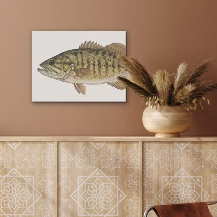 Vissen - Natuur - Vintage PET vilt klein -sfeer4