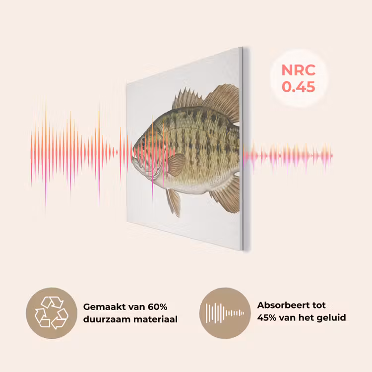 Vissen - Natuur - Vintage PET vilt klein -USP_NL