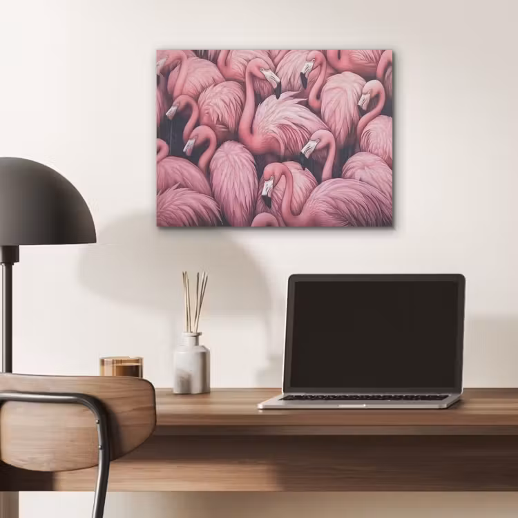 Flamingo - Roze - Dieren PET vilt klein -sfeer5