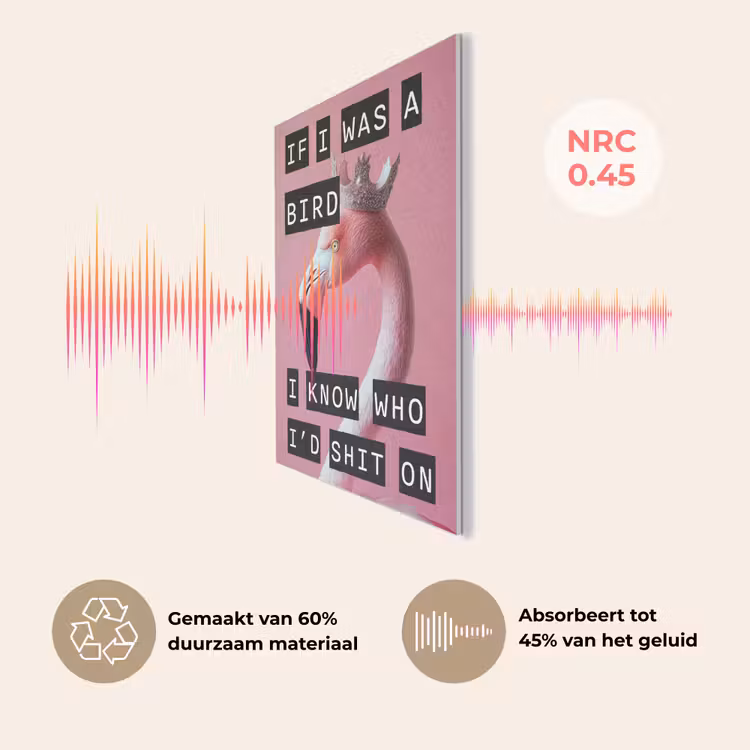 Flamingo - Roze - Vogel - Decoratie PET vilt klein -USP_NL