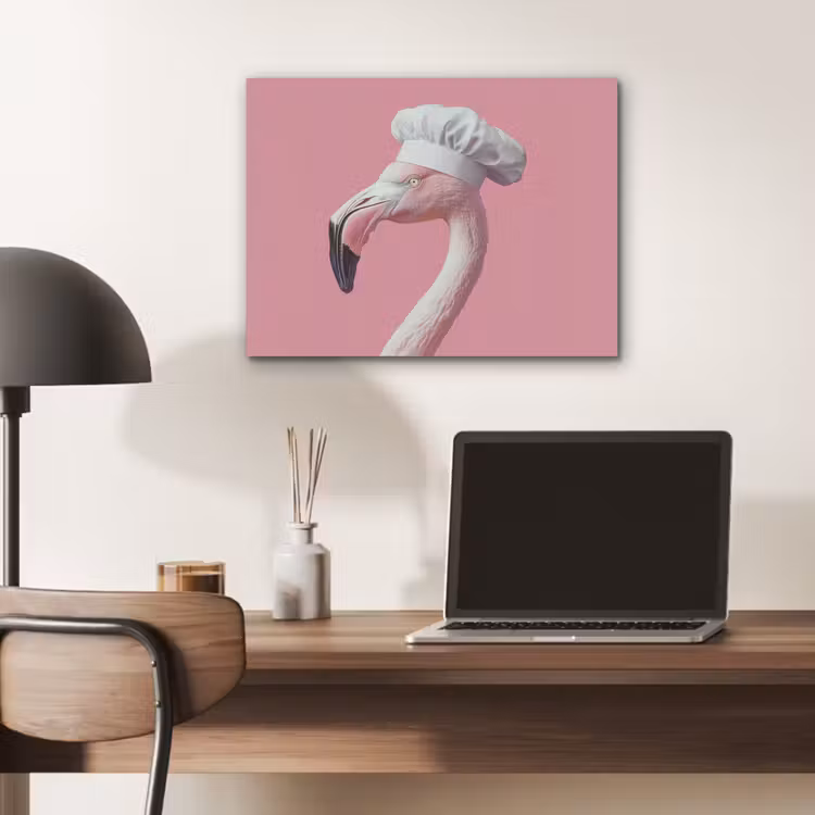 Flamingo - Roze - Koksmuts - Vogel PET vilt klein -sfeer5