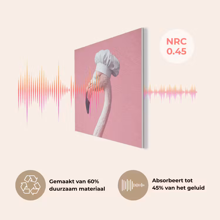 Flamingo - Roze - Koksmuts - Vogel PET vilt klein -USP_NL