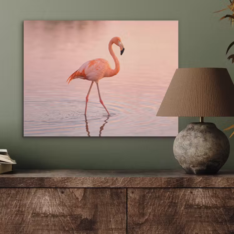 Flamingo - Water - Roze PET vilt klein -sfeer2