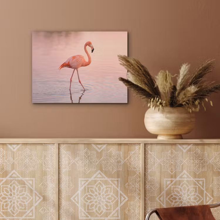 Flamingo - Water - Roze PET vilt klein -sfeer4