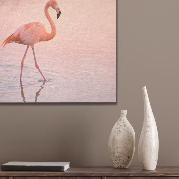Flamingo - Water - Roze PET vilt klein -sfeer6_closeup