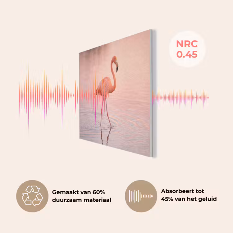 Flamingo - Water - Roze PET vilt klein -USP_NL