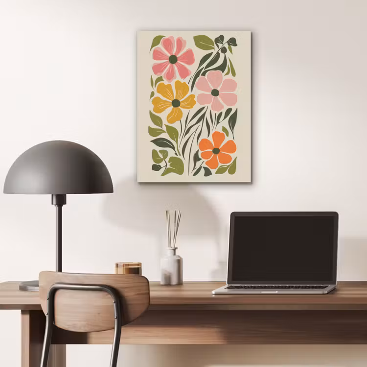 Bloemen - Speels - Kleurrijk PET vilt klein -sfeer5