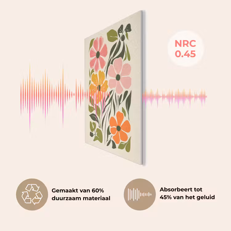 Bloemen - Speels - Kleurrijk PET vilt klein -USP_NL
