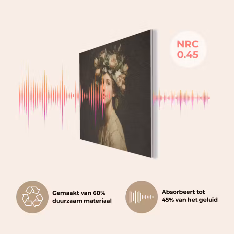 Bloemenstilte - Vrouw - Portret PET vilt klein -USP_NL