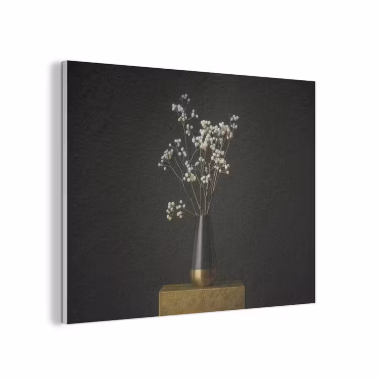 Bloembollen - Wit - Vaas - Minimalistisch PET vilt klein -3d